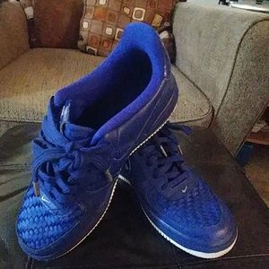 Royal Blue Air Force 1s, Size 4Y